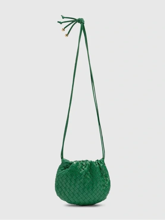 BOTTEGA VENETA The Mini Bulb in green Intrecciato - Picture 11 of 11